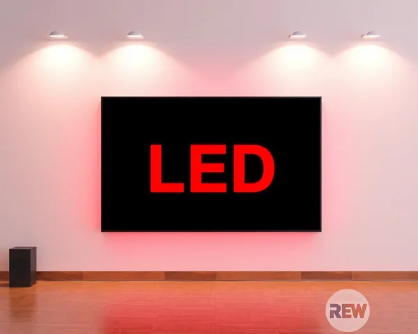 Diseño de pantalla led modelo png