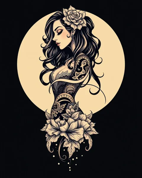 Diseño de tatuaje de dama: Tendencias de diseño de tatuaje de dama