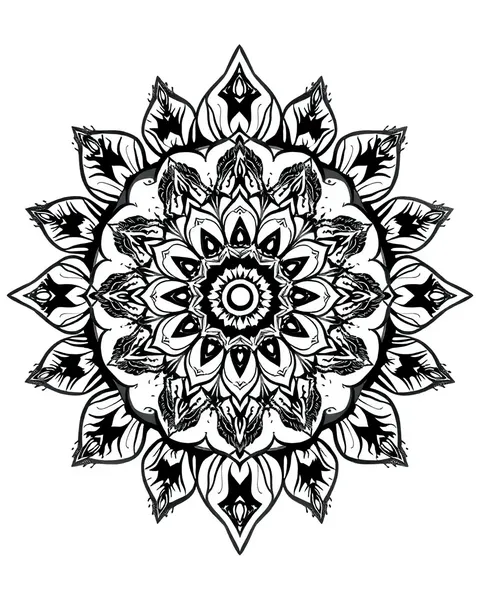 Diseño de tatuaje de mandala para crecimiento espiritual