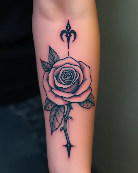 Diseño de tatuaje: Simbolismo y significado de la rosa