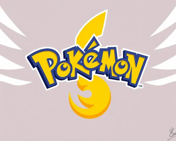 Diseño de vector de logo de Pokémon PNG