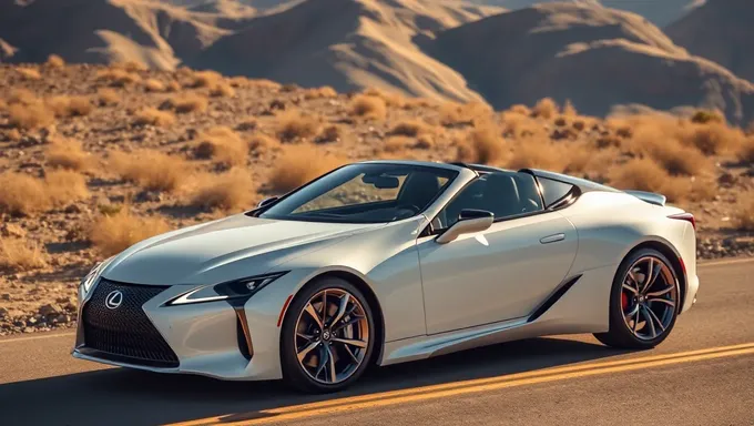 Diseño exterior e interior del Lexus LC 500 de 2025