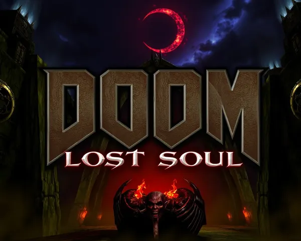 Diseño gráfico PNG de Alma Perdida de Doom 3