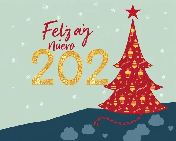 Diseño gráfico PNG de Año Nuevo Feliz 2024