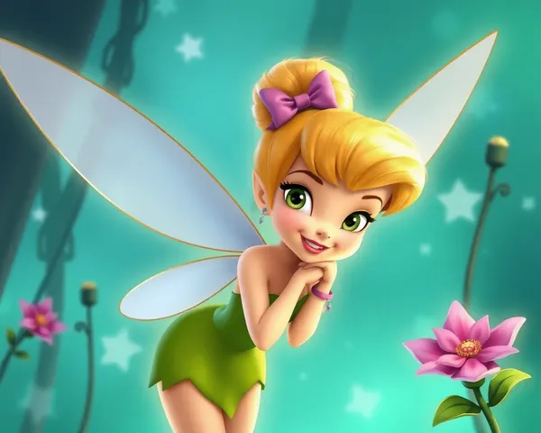 Diseño gráfico de Tinkerbell PNG en arte vector