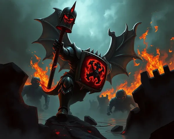 Diseño gráfico de imagen PNG de Hell Knight de Doom 3