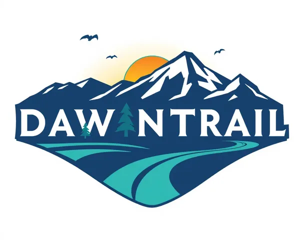 Diseño gráfico de logo de Dawntrail PNG