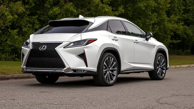 Diseño interior y exterior de la Lexus Rx350 en 2025