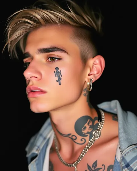 Diseño y Significado del Tatuaje en el Cuello de Justin Bieber Explicado