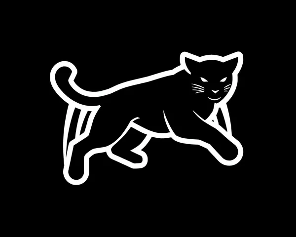 Diseño único de logotipo de Puma en formato PNG para marketing