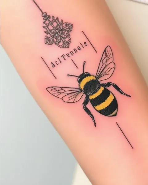 Diseños de Abeja de Tatuaje para Hombres y Mujeres