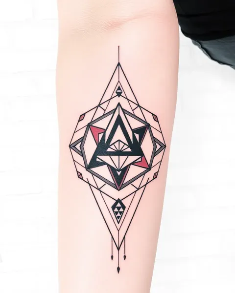 Diseños de Tatuaje Geométricos: Expresiones Estéticas de la Geometría en la Piel