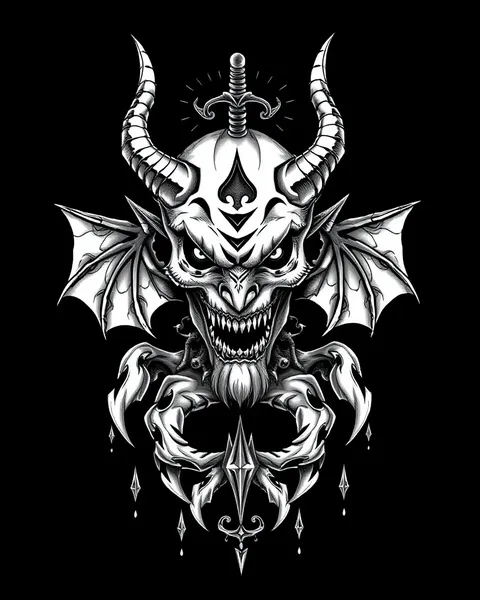 Diseños de Tatuaje de Demonio para Arte Corporal