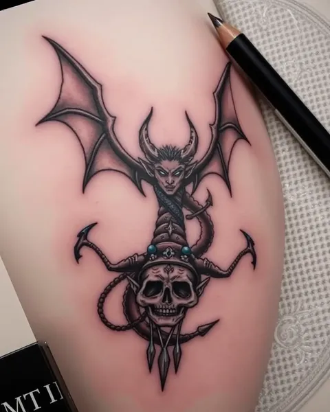 Diseños de Tatuaje de Demonio para Expresión Artística