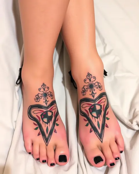 Diseños de Tatuaje en el Pie para las Fieras y Moda