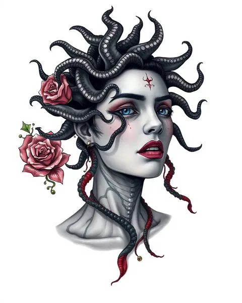 Diseños de arte corporal de Medusa: una popular elección