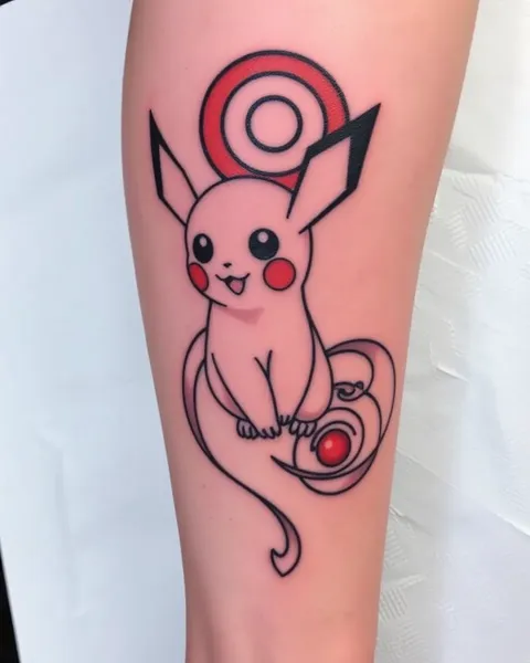 Diseños de tatuaje creativos de Pokémon para inspiración