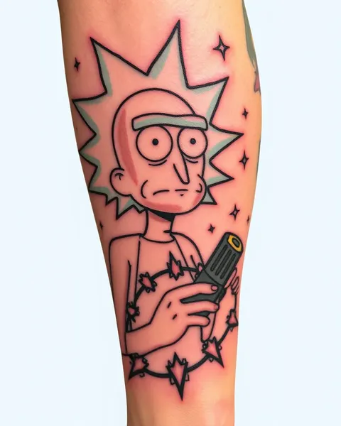 Diseños de tatuaje de Rick y Morty para fans de Morty