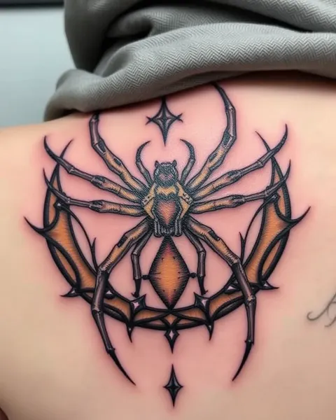 Diseños de tatuaje de araña personalizados para expresión personalizada