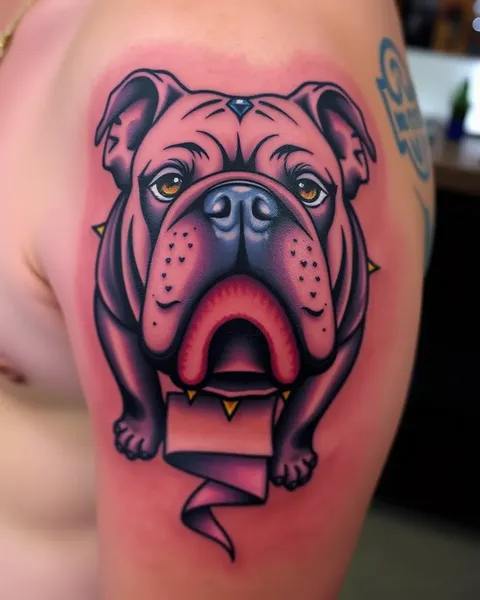 Diseños de tatuaje de bulldog para los fuertes y confiados