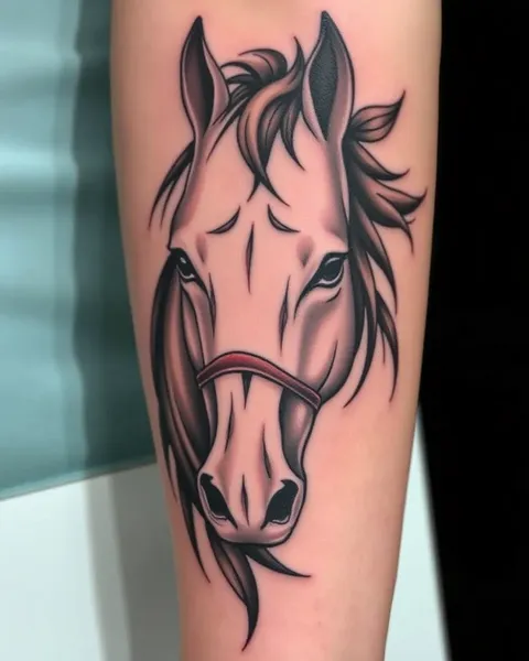 Diseños de tatuaje de equino únicos para entusiastas de caballos