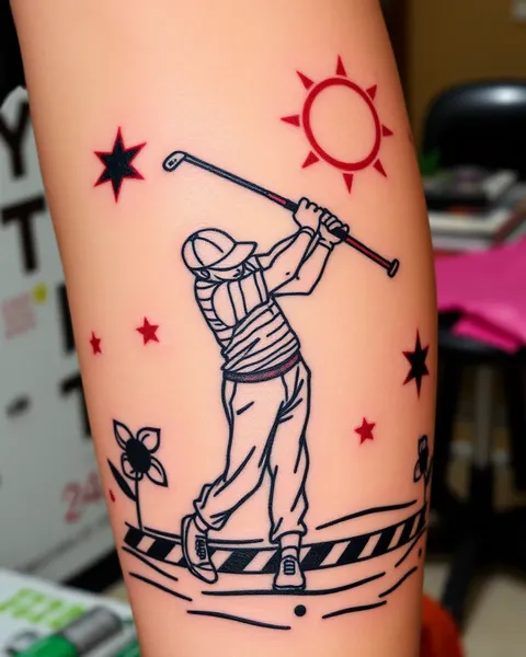 Diseños de tatuaje de golf para golfistas y no golfistas por igual