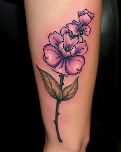 Diseños de tatuaje de lilas para el arte corporal perfecto