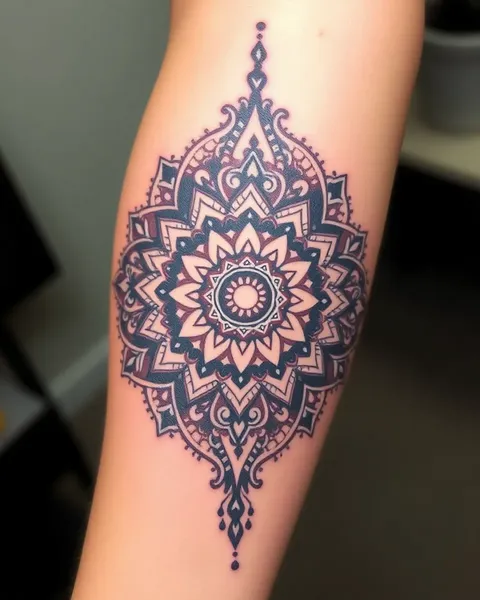 Diseños de tatuaje de mandala para inspiración de manga