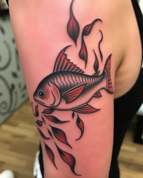 Diseños de tatuaje de pescado para inspiración