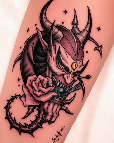 Diseños de tatuaje demonio para arte personalizado