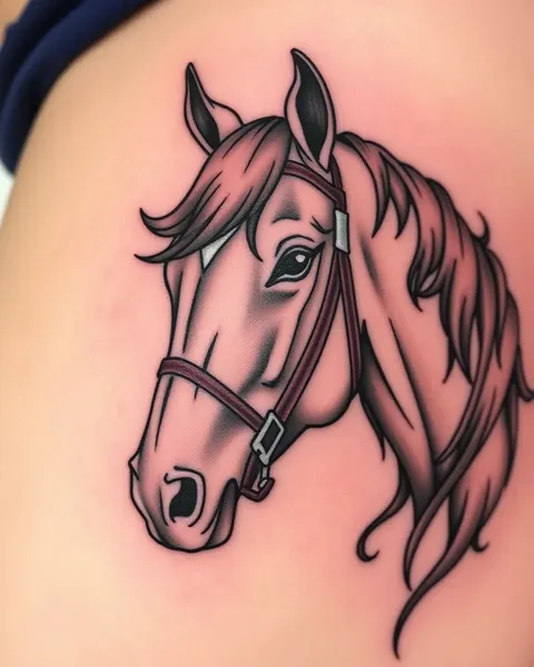 Diseños de tatuaje equino únicos para entusiastas de caballos