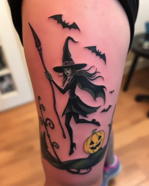 Diseños de tatuaje flash de Halloween para los aventureros