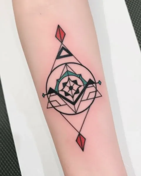 Diseños de tatuaje geométrico: formas de arte únicas para adornos corporales