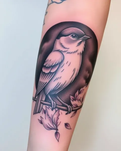 Diseños de tatuajes de aves hermosas para inspiración