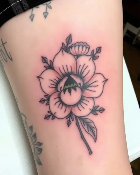 Diseños de tatuajes de flor para hombres con personalidad