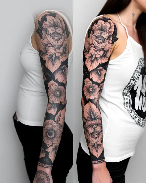 Diseños de tatuajes de manga para inspiración femenina