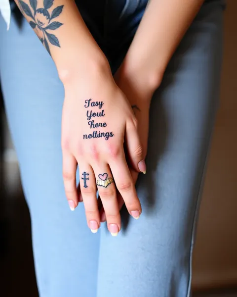 Diseños de tatuajes de mano femenina bonita para inspiración