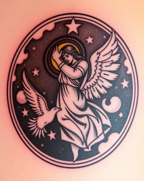 Diseños de tatuajes de ángeles hermosos para inspiración y simbolismo