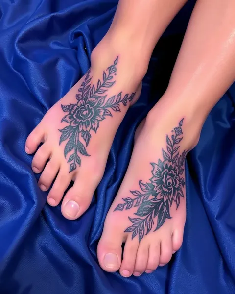 Diseños de tatuajes para pies: calzado para moda