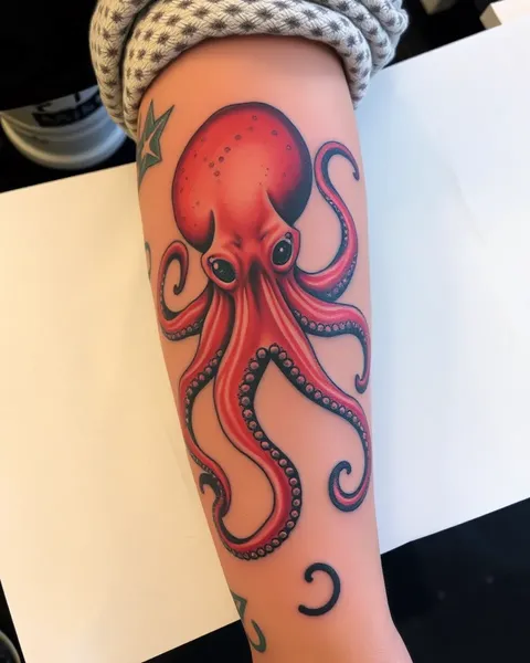 Diseños favoritos de los artistas de tatuaje: Tatuajes de pulpo