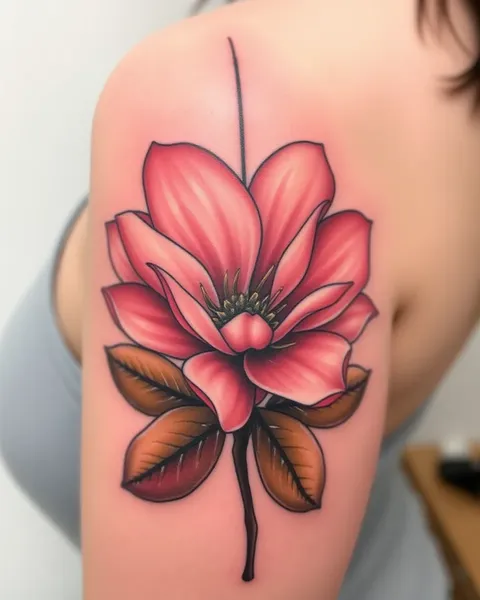 Diseños y Significados Únicos de Flor de Magnolia para Tatuaje