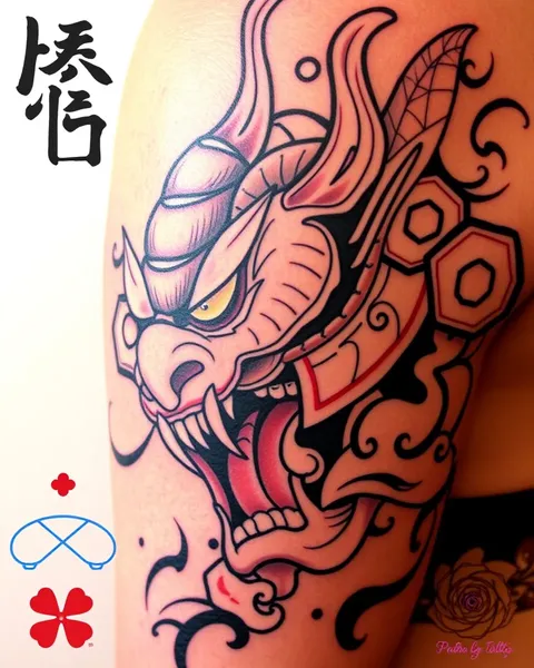 Diseños y artistas de tatuajes de Hannya