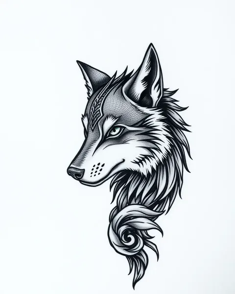 Diseños y significados de tatuajes de lobo tradicionales