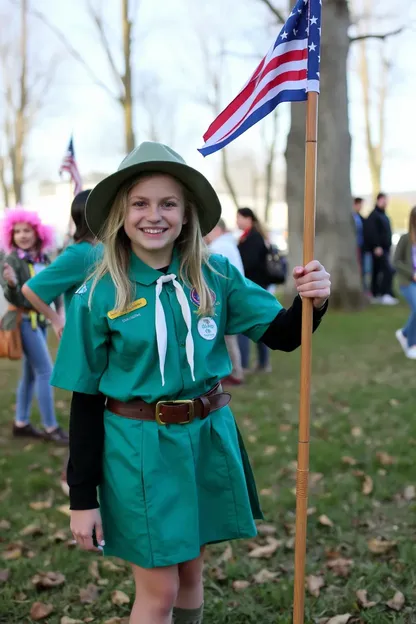 Disfraz de líder de Girl Scouts para Halloween