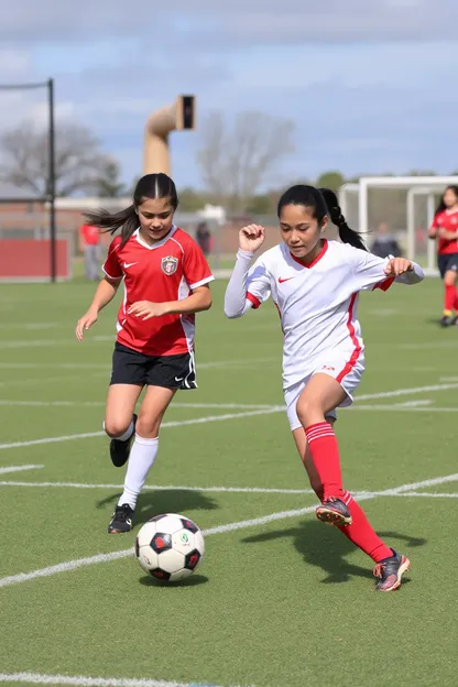 Dominar habilidades fundamentales de fútbol femenino U14