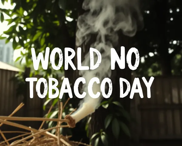 Día Mundial Sin Tabaco PNG para un Mundo Sin Humo