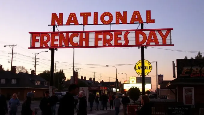 Día Nacional de Papas Fritas 2025 Celebrado en Todo el Mundo