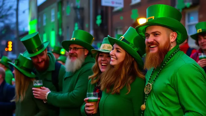 Día de San Patricio 2025: Atmosfera Festiva y Momentos Alegres