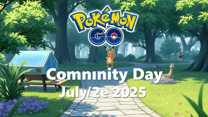 Día de la Comunidad de Pokémon en julio de 2025, evento global