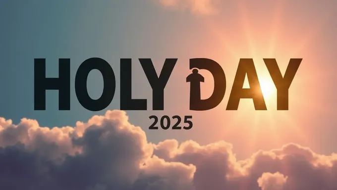 Día de obligación sagrada para 2025 celebrado